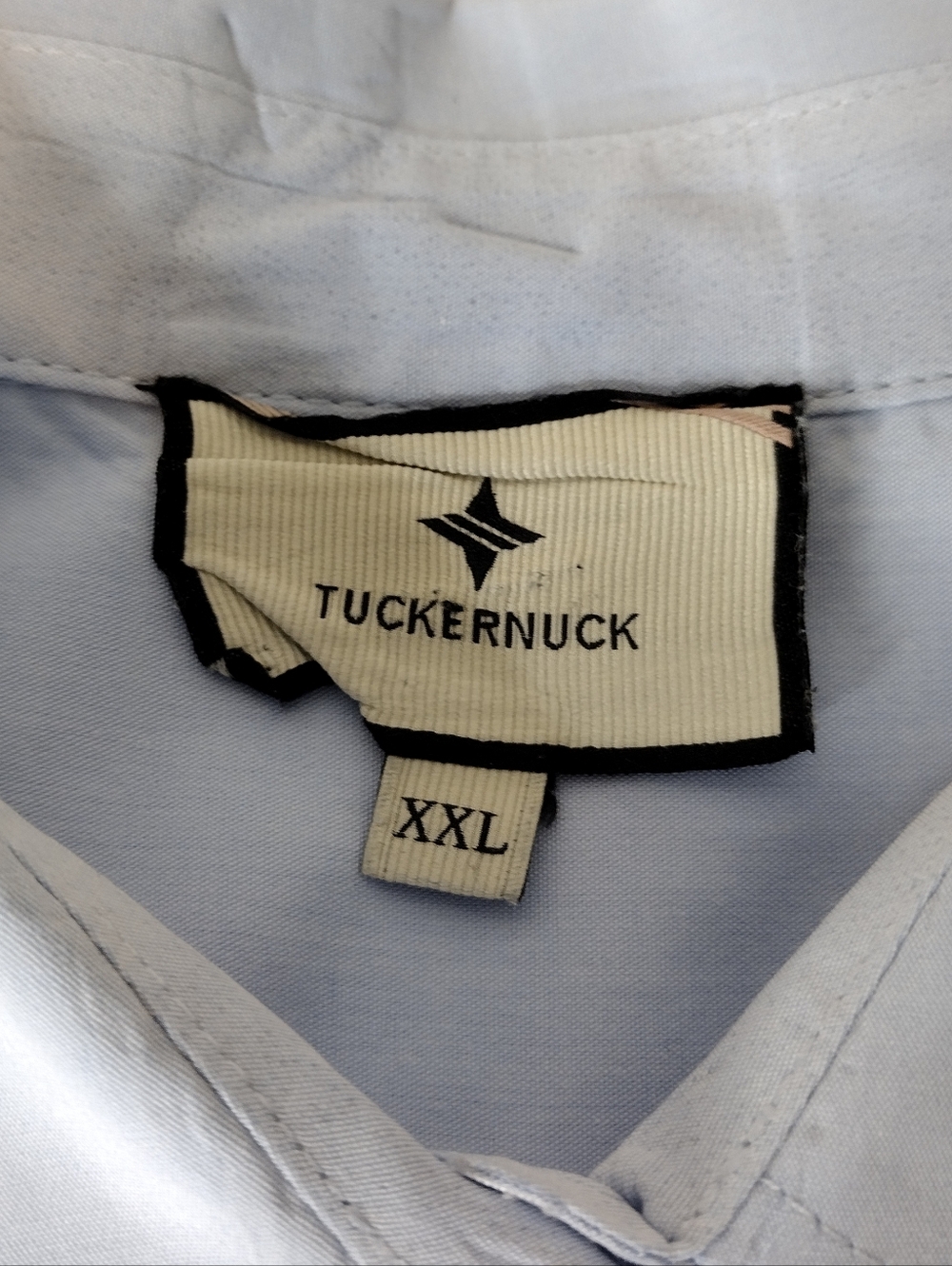 Tuckernuck Light Blue Cotton Business Office Button-Down Shirt Sz XXL - Picture 13 of 16